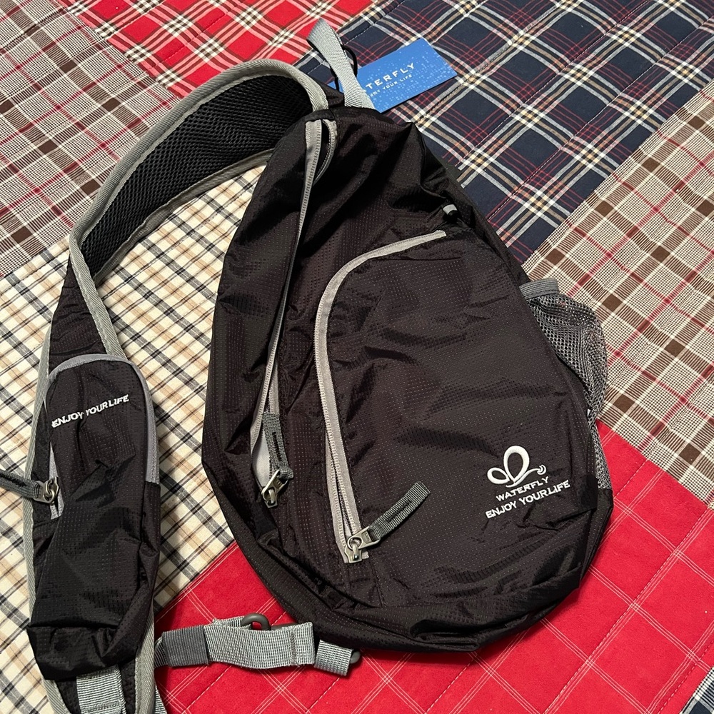 WaterFly Crossbody Sling Backpack